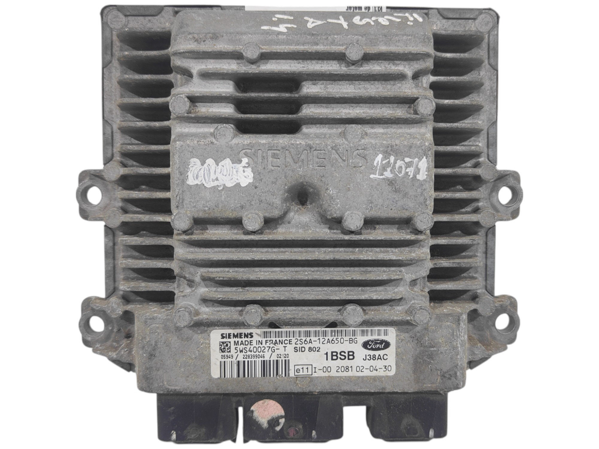 ECU de motor Ford FIESTA 1.4 TDCI 68HP 2002, Ref: 11071-K3C9