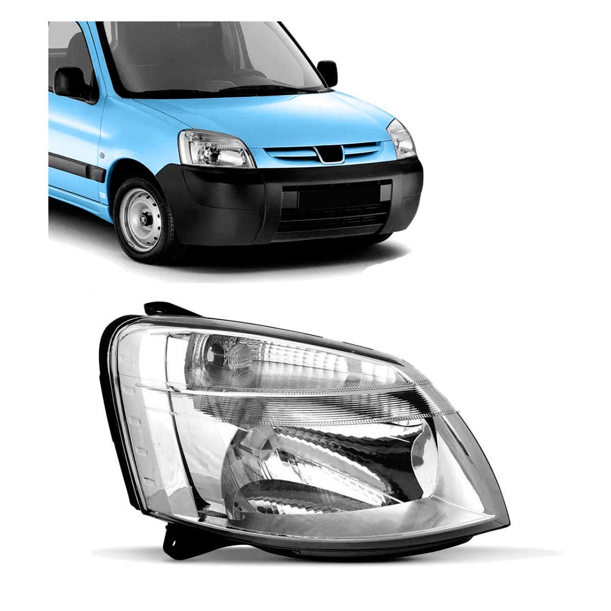 Semioptica Derecha Citroen Berlingo M69