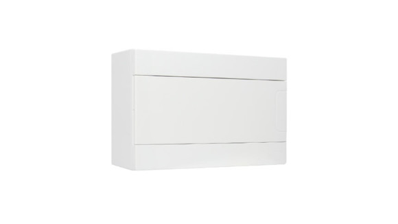 TABLERO EXTERIOR 12 MODULOS BASE Y TAPA BLANCA