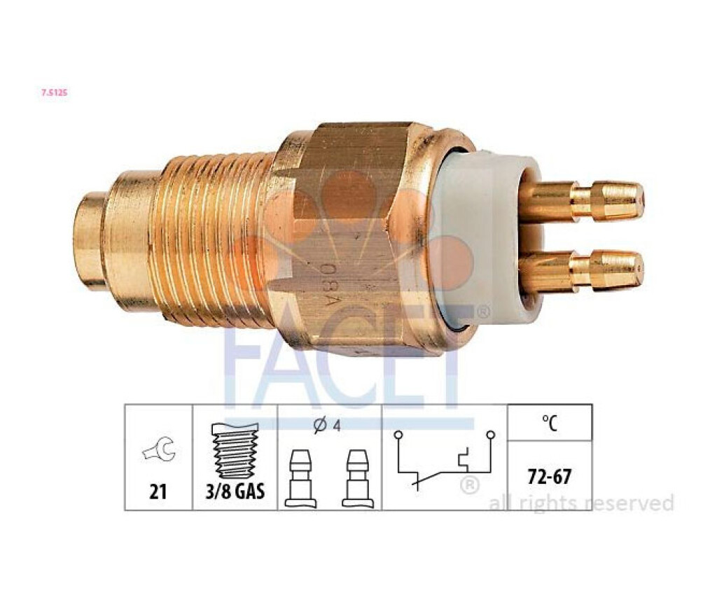Bulbo interruptor de luz de freno