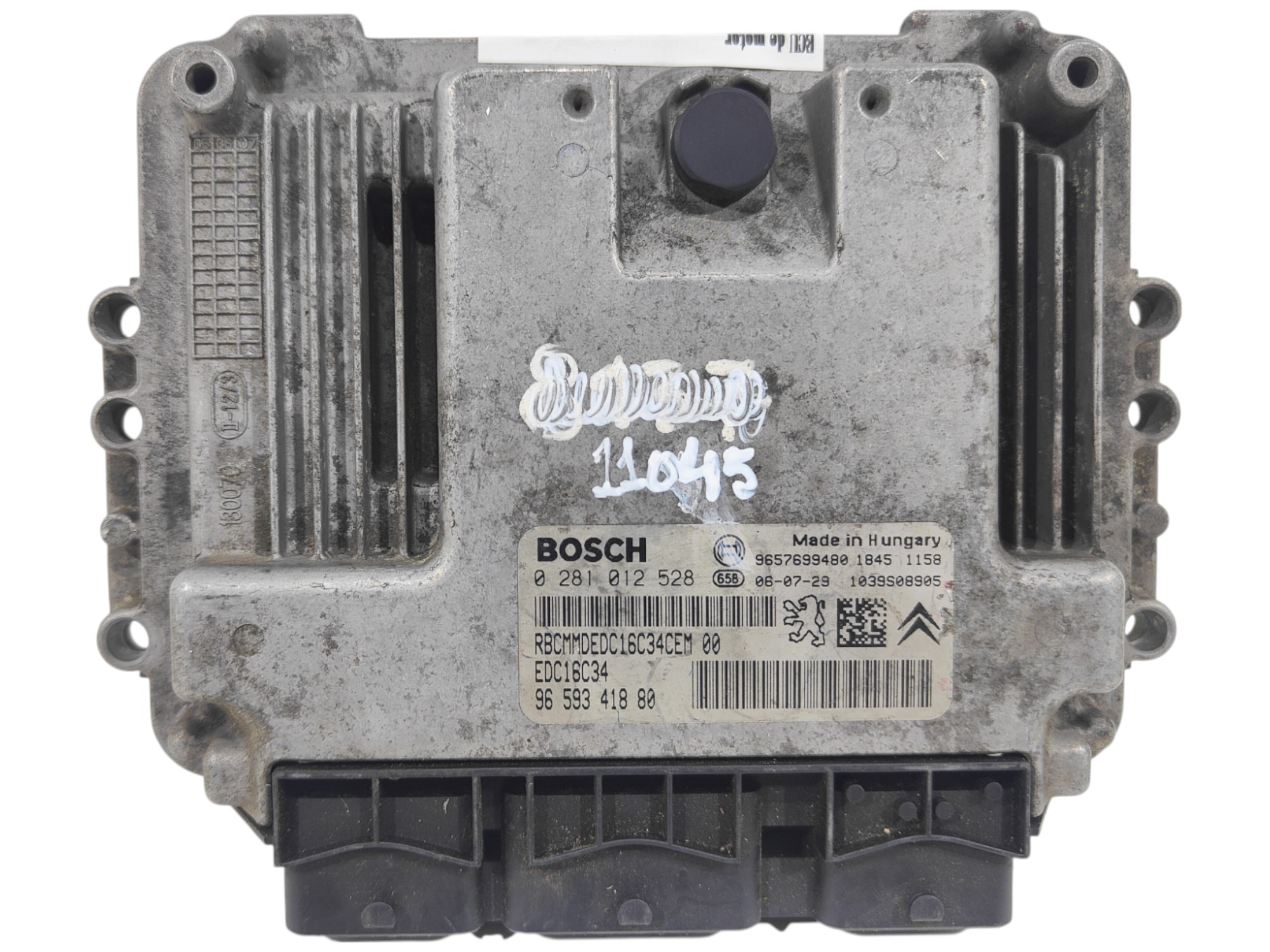 ECU de motor Peugeot 206 1.4 HDI 2006, Ref: 11045-K3C10