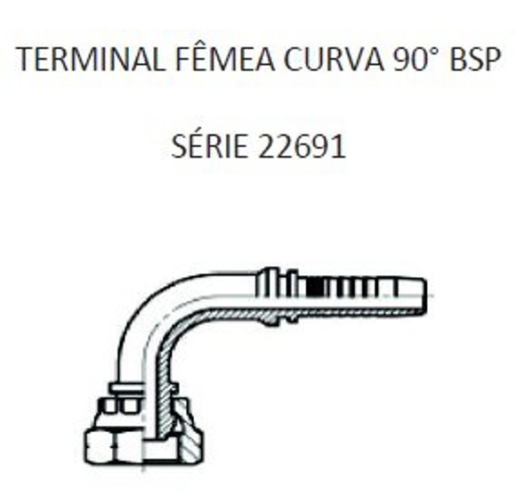 HEMBRA CODO 90° 5/8" BSP X 14F 08 MANG.1/2" CONICO