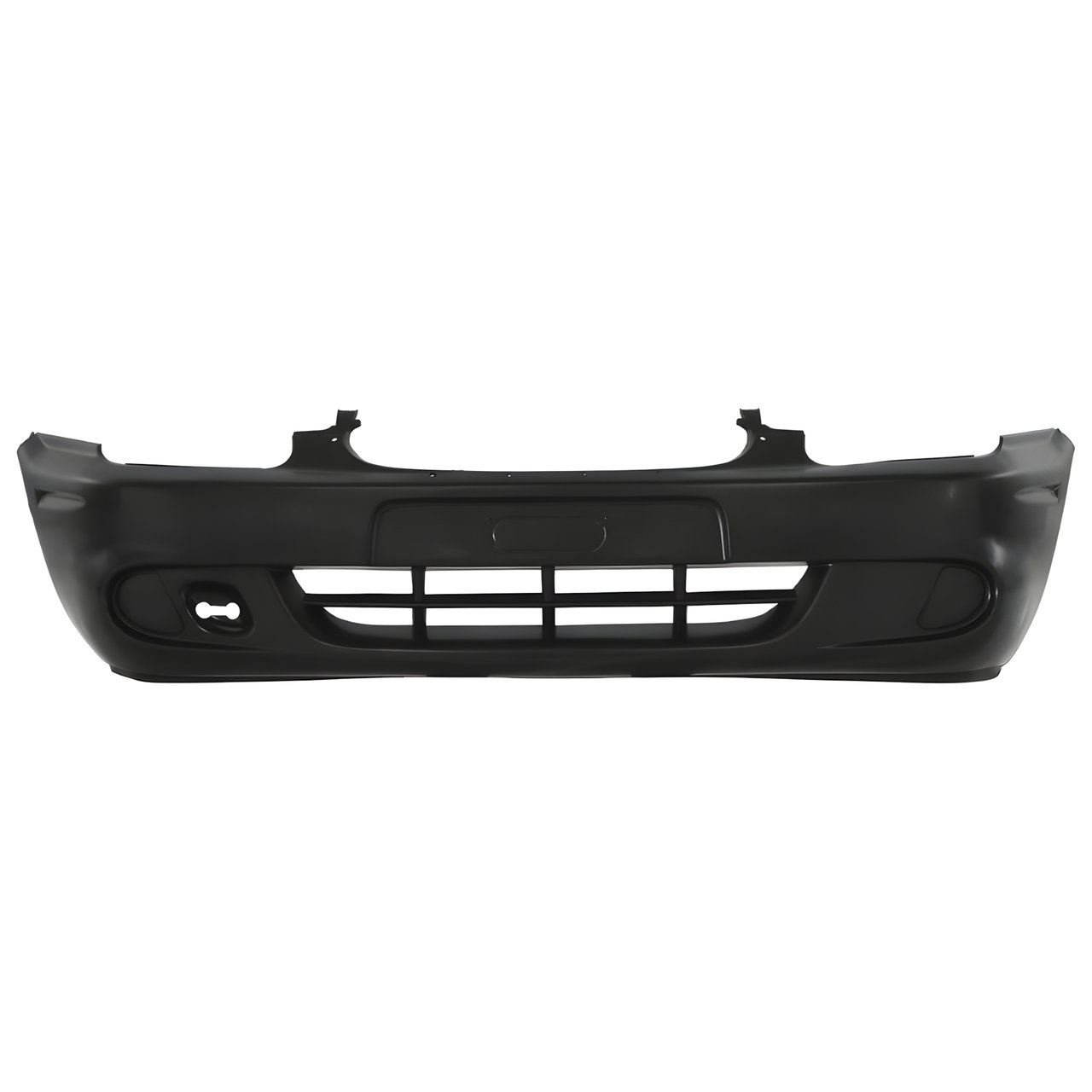 PARAGOLPE DELT. NEGRO LISO S/CAM. C/AGUJ. MOLDURA INFERIOR