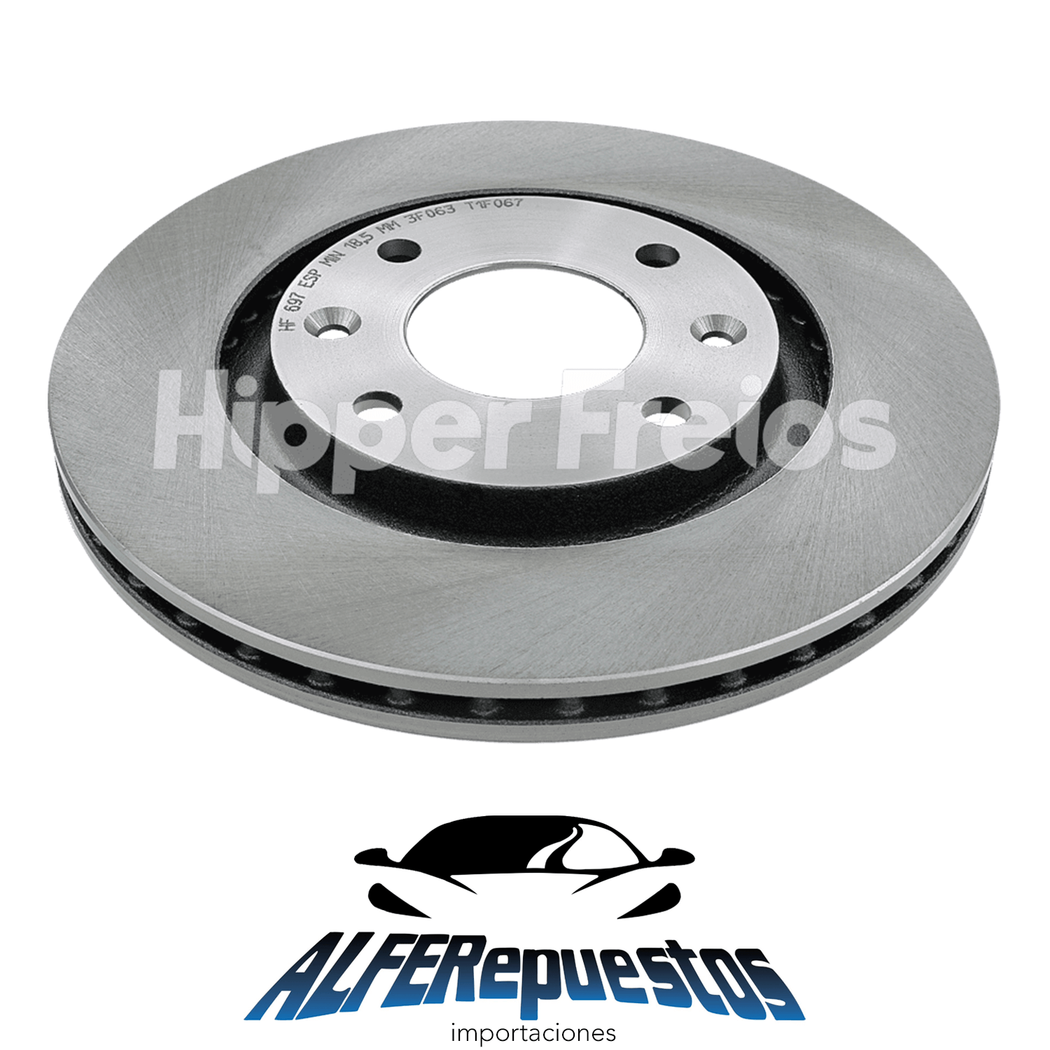 DISCO FRENO VENTILADO PG PARTNER/BERLINGO/206 266M