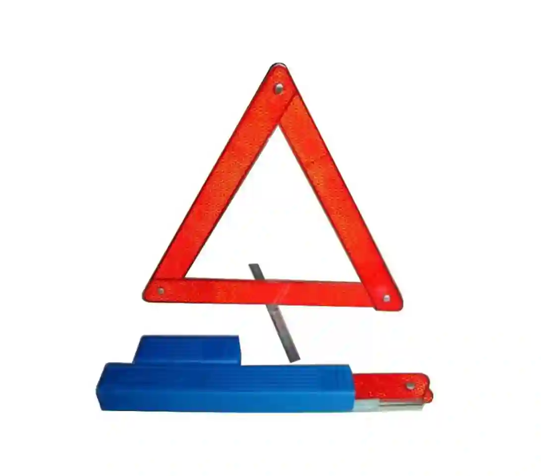 BALIZA TRIANGULO EN CAJA PLASTICA