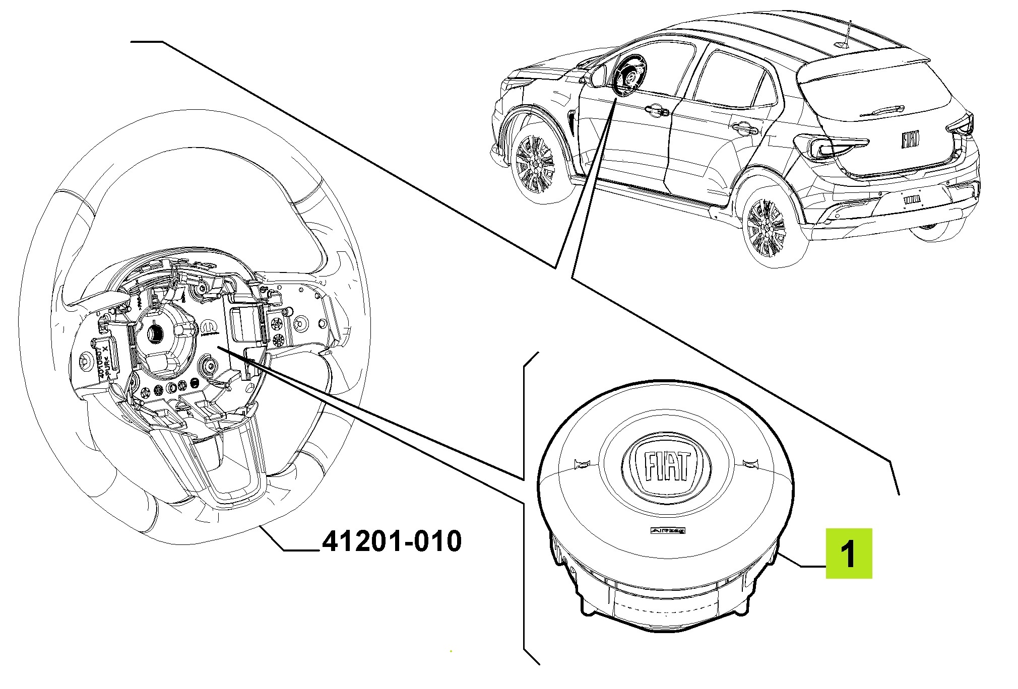 AIRBAG CONDUCTOR -ORIGINAL