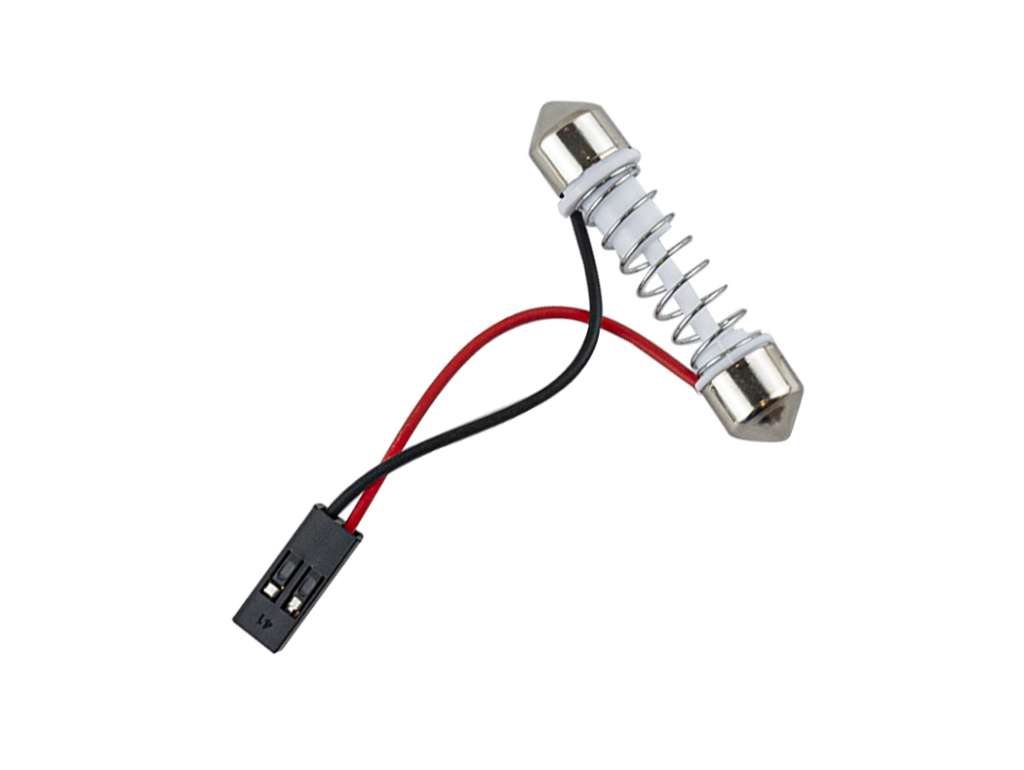 Lámpara LED 12V 4W 1 Polo Bayoneta Pequeña (BAY9S) 15 Diodos Canbus