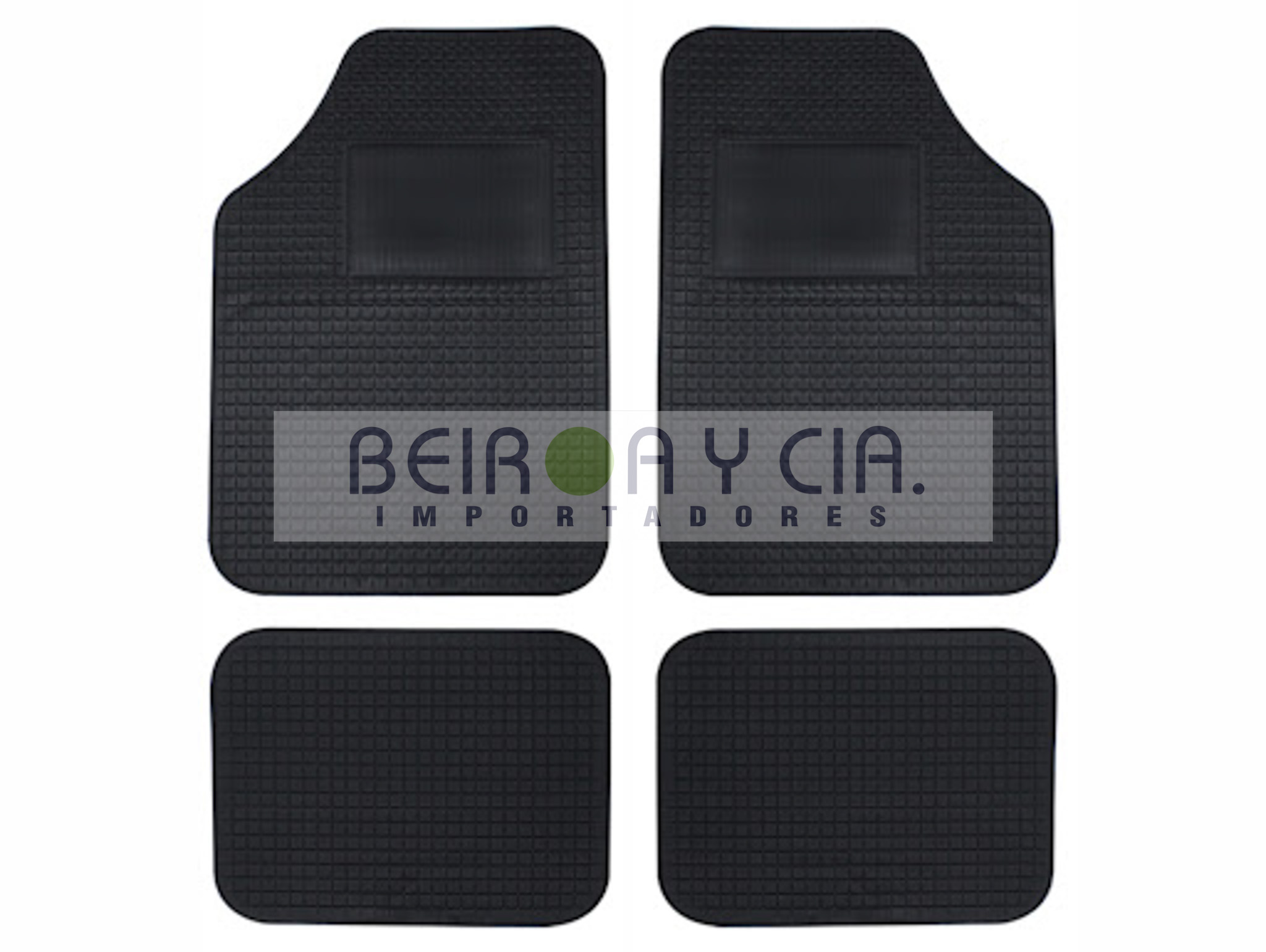 ALFOMBRA UNIVERSAL 4 PIEZAS GOMA