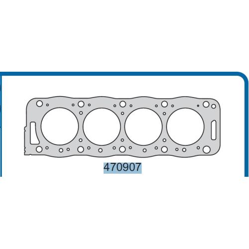 JUNTA TAPA CIL. PEUGEOT CITROEN 3M 1.8D AMIANTO PISTON 80MM  TARANTO