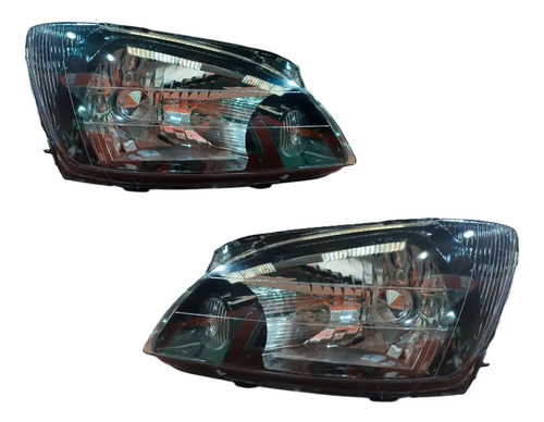 Kit Semiopticas Delantera Negra Chevrolet Corsa Classic