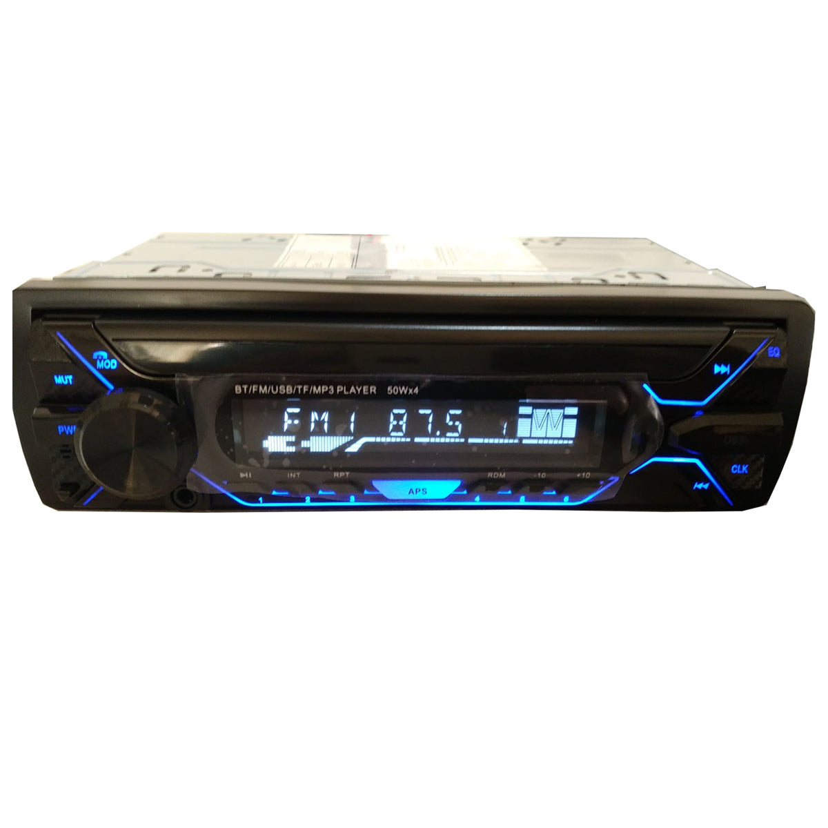 Radio auto desmontable con control remoto