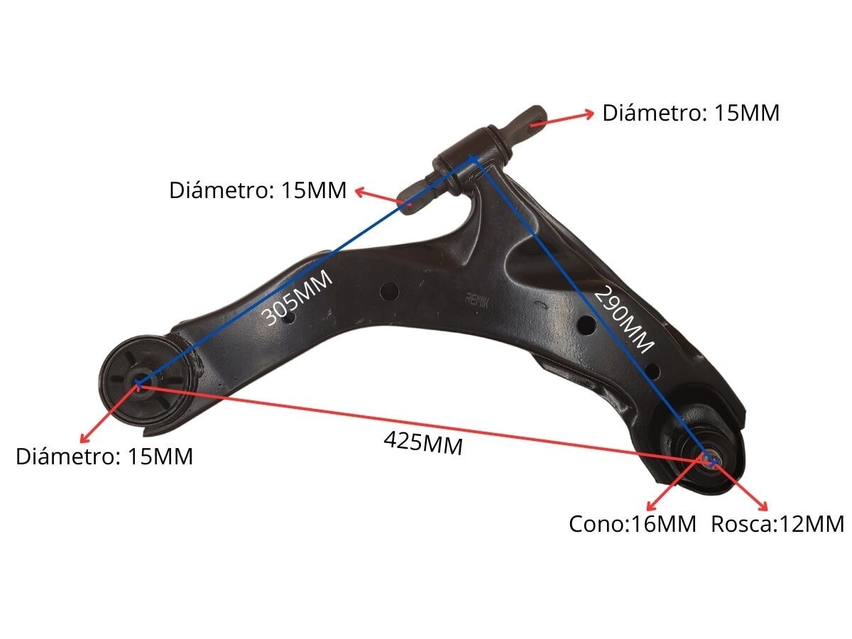 Parilla De Suspension Delantera Kia Cerato 06-12 Izq