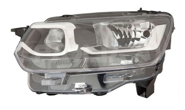SEMIOPTICA IZQ. M/ELECTRICO C/MOTOR (H7/H1) -TYC