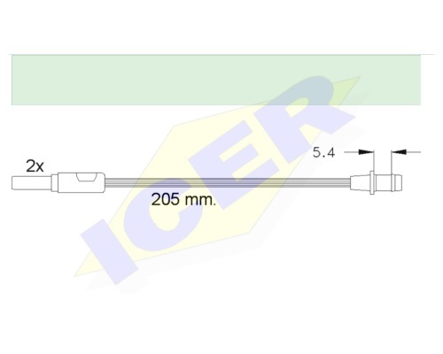 Cable de freno de estacionamiento