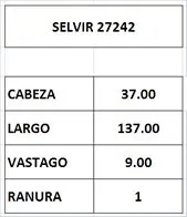 Amortiguador delantero izquierdo