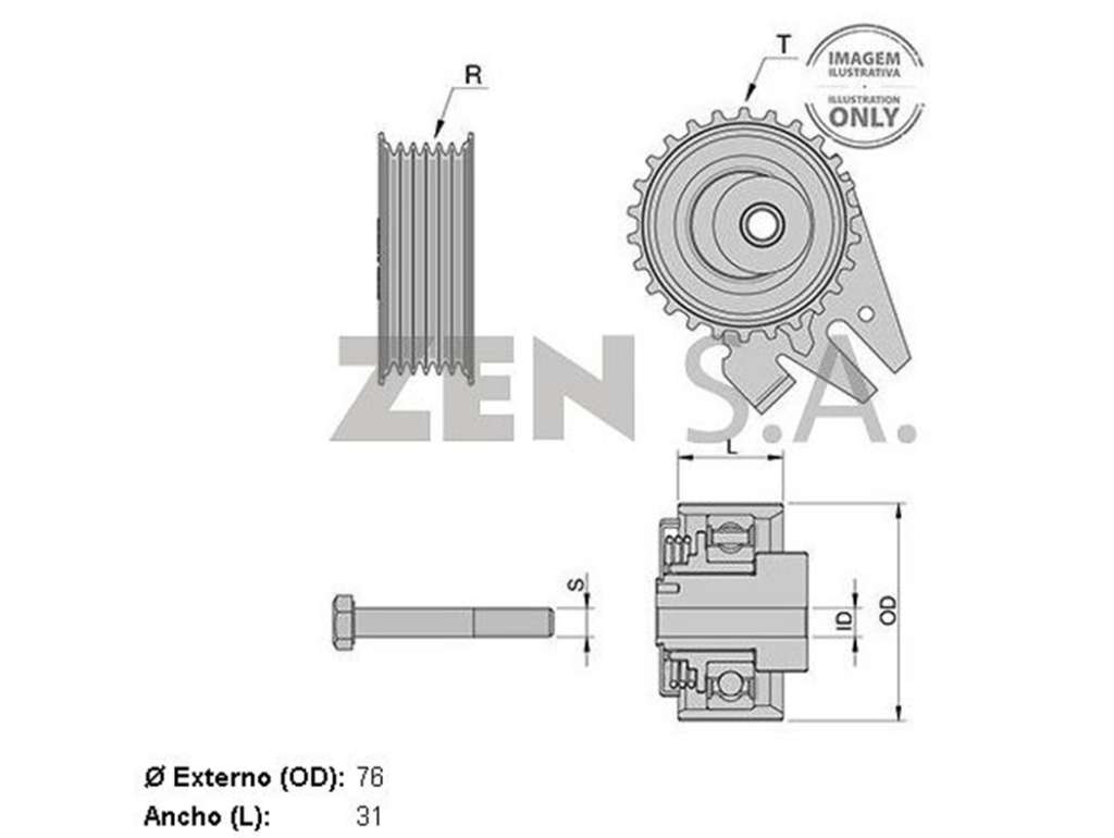 RULEMAN TENSOR PK GM S10/BLAZER