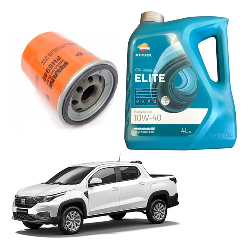 Filtro + Aceite Fiat Strada 1.4 Nafta