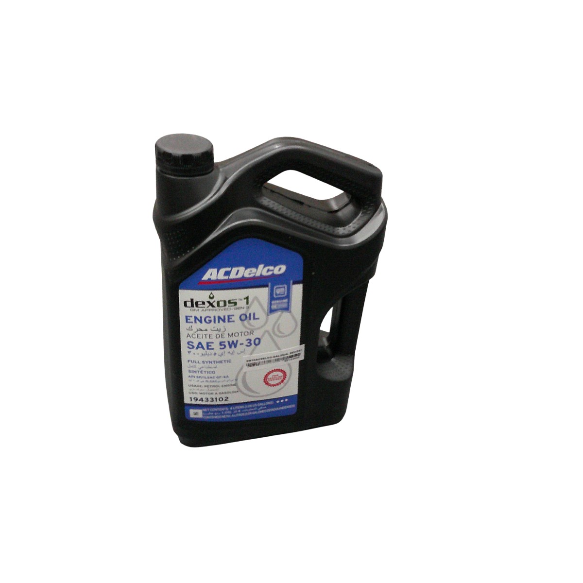 ACEITE MOTOR NAFTA 5W30 ACDELCO GALON 4 LITROS DEXOS1