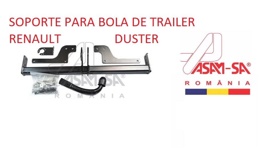 SOPORTE PARA BOLA DE TRAILER TRASERO RENAULT DUSTER [CONEX]