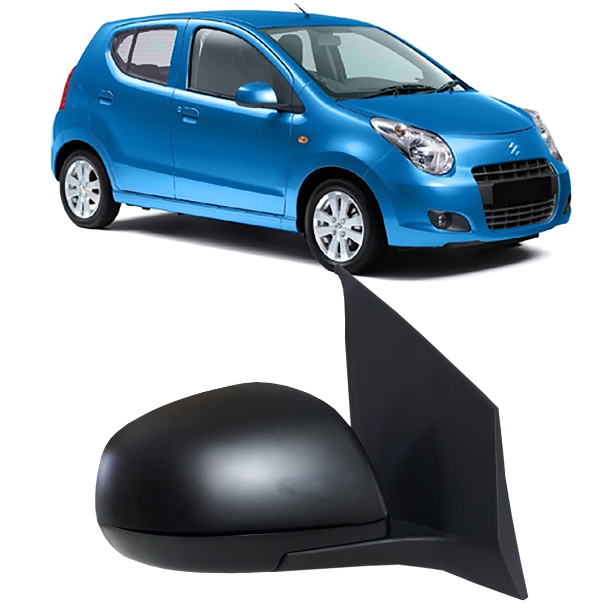 Espejo retrovisor exterior derecho con control eléctrico