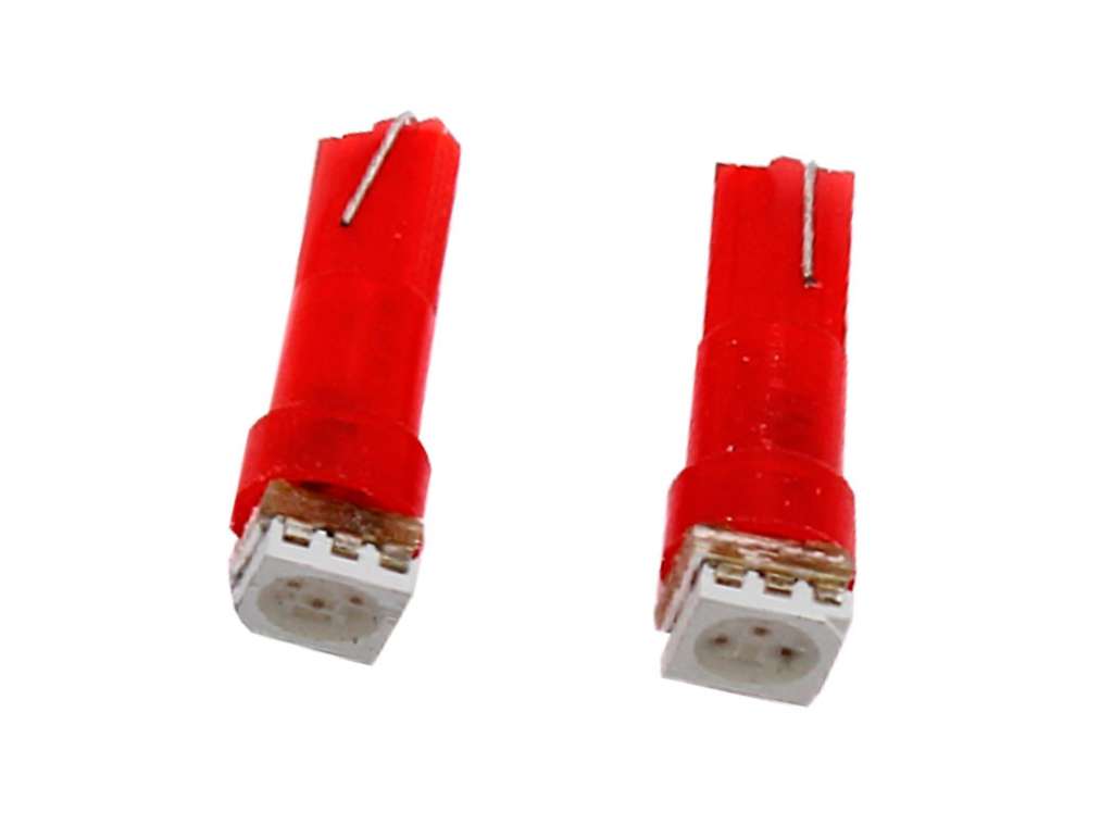 Juego de lámparas LED 12 voltios 1.5 watts rojas