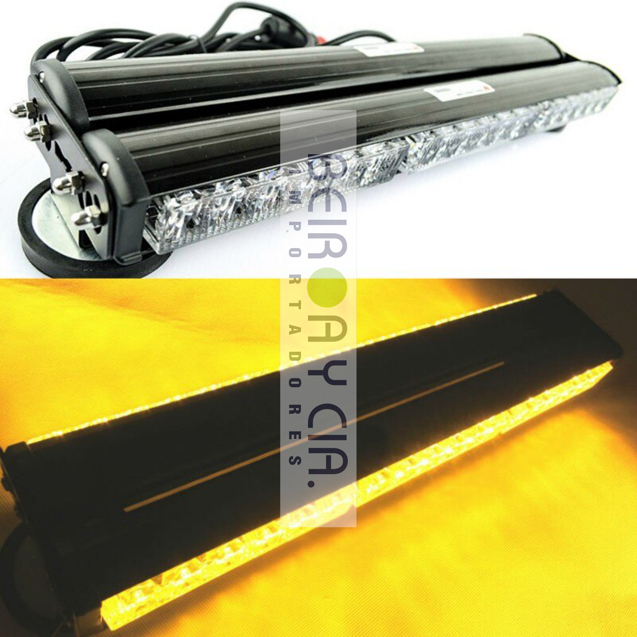 BARRA XE 12V/24V 36LED DOBLE CARA IMANTADA 46CMT