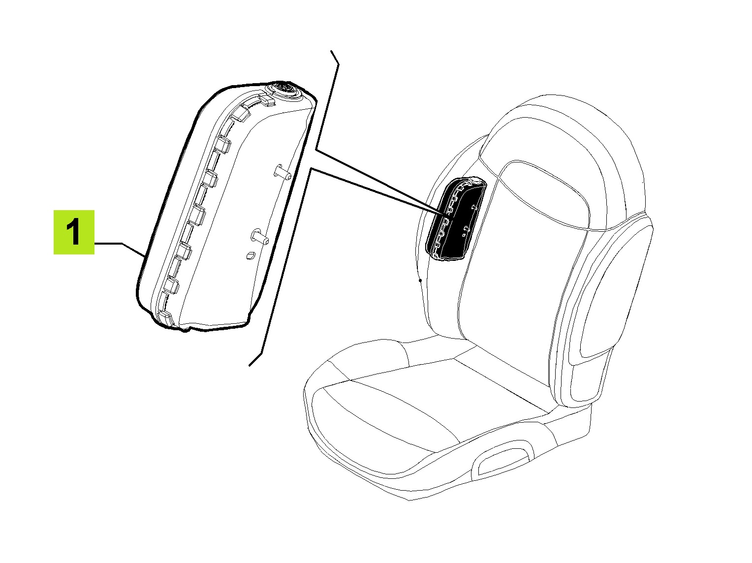 AIRBAG ASIENTO DER. -ORIGINAL