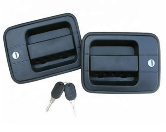 Manija de puerta exterior con cerradura
