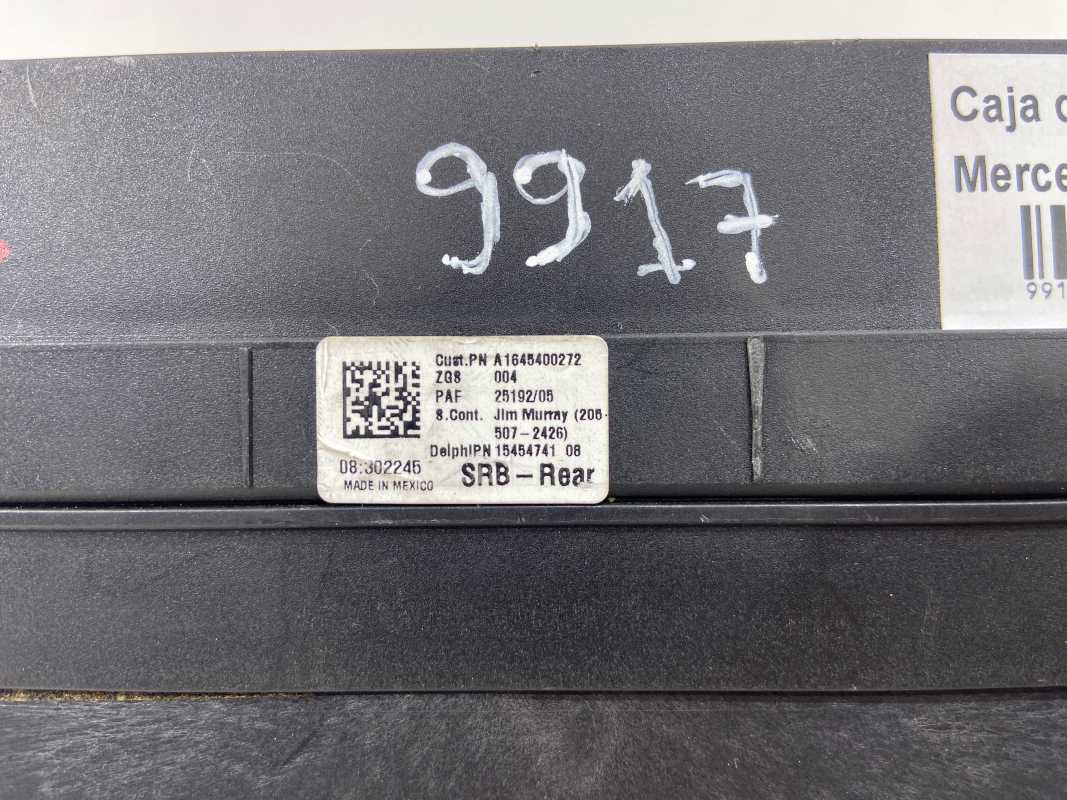 Caja de fusubles Mercedes Benz ML , Ref: 9917-S3D8
