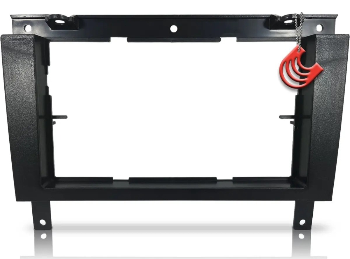 Marco de Panel Multimedia DVD MP5 2 Din para Gol G3, Parati G3, Saveiro G3 – Negro