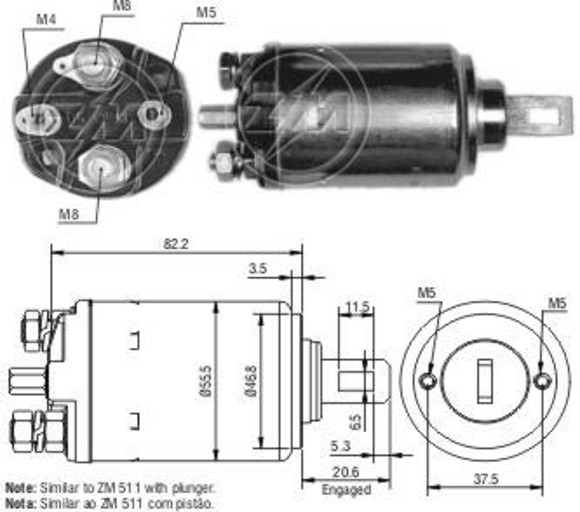 AUTOMATICO ARRANQUE VW GOL/PASSAT DIESEL C/WAPSA CON EMBOLO