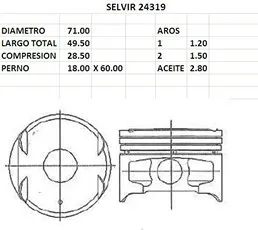Pistones de motor