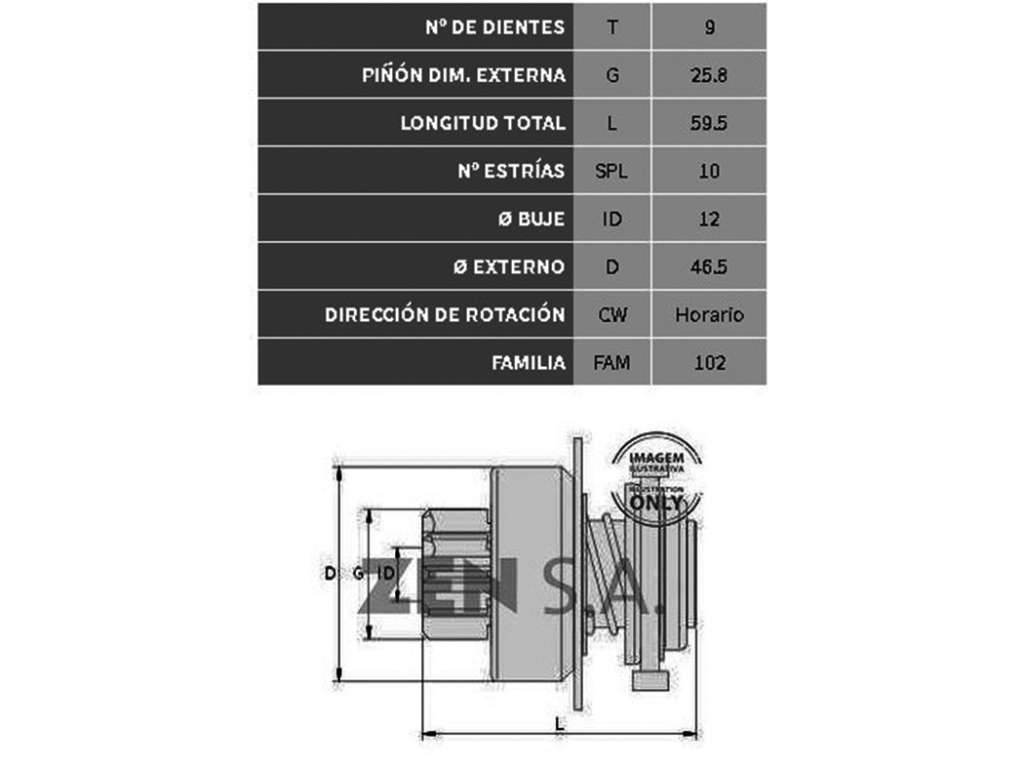 BENDIX BOSCH VW GOL DIESEL NUEVO
