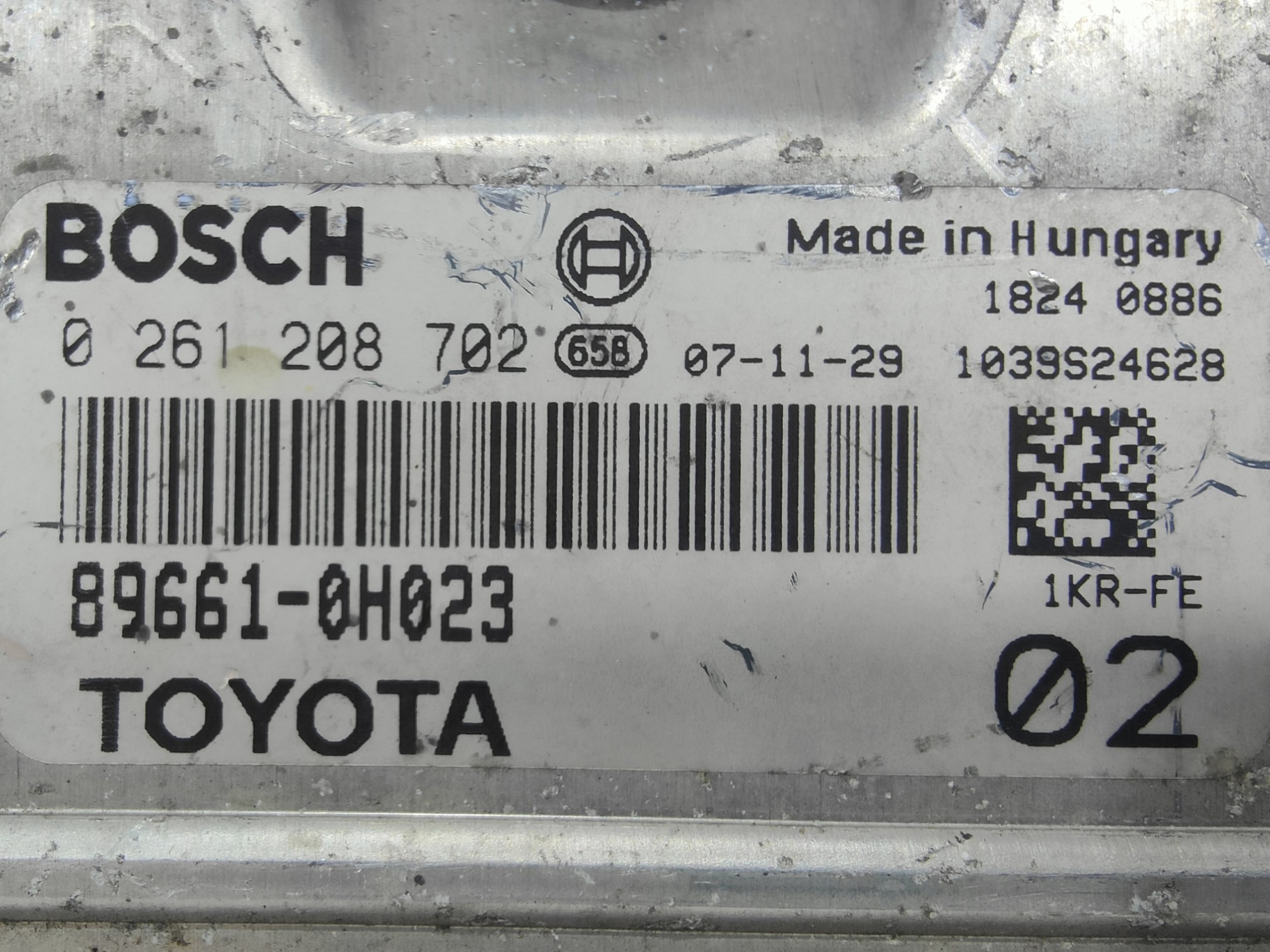 ECU de motor Peugeot 107 1.0 2007, Ref: 8135-K3C11