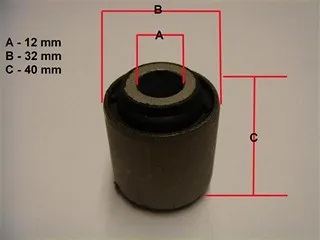 Buje de tensor de suspensión trasero