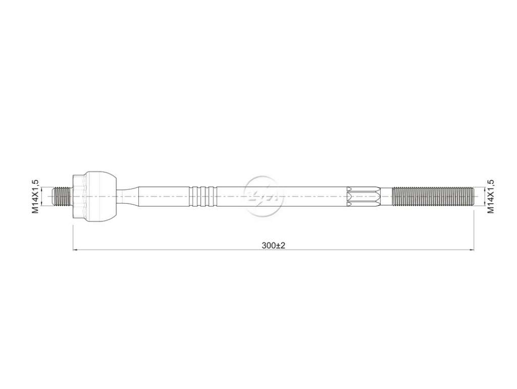 PUNTERO CREMALLERA VW GOL V 09/