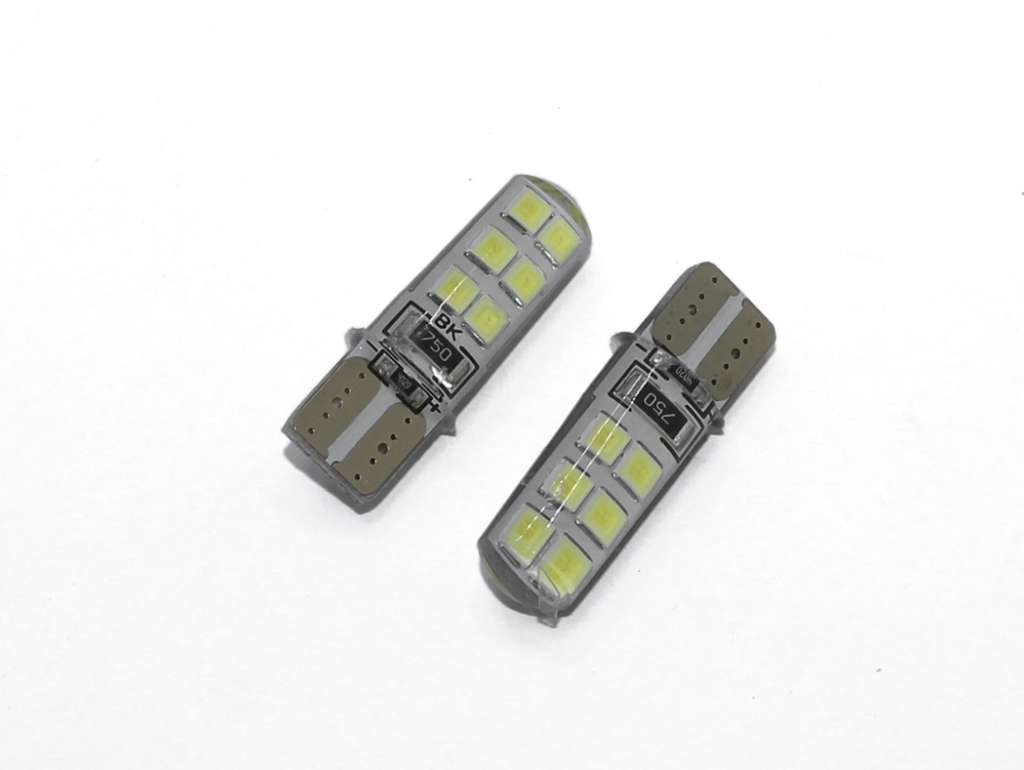 LAMPARA JGO. 12V. 5W C-IMPRESO BLANCA 12LED