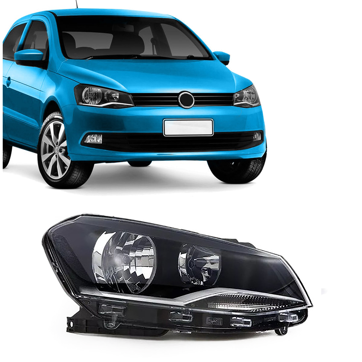 Semioptica Derecha VW Gol G6 Doble Parabola ARTEB