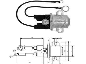 SOLENOIDE DELCO CUMMINS AUXILIAR 24V