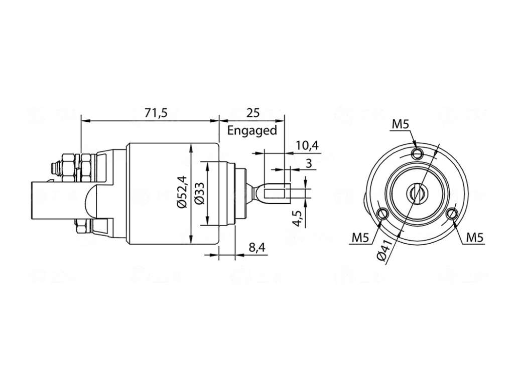 SOLENOIDE BOSCH VW AMAROK/GOLF 2.0TSI