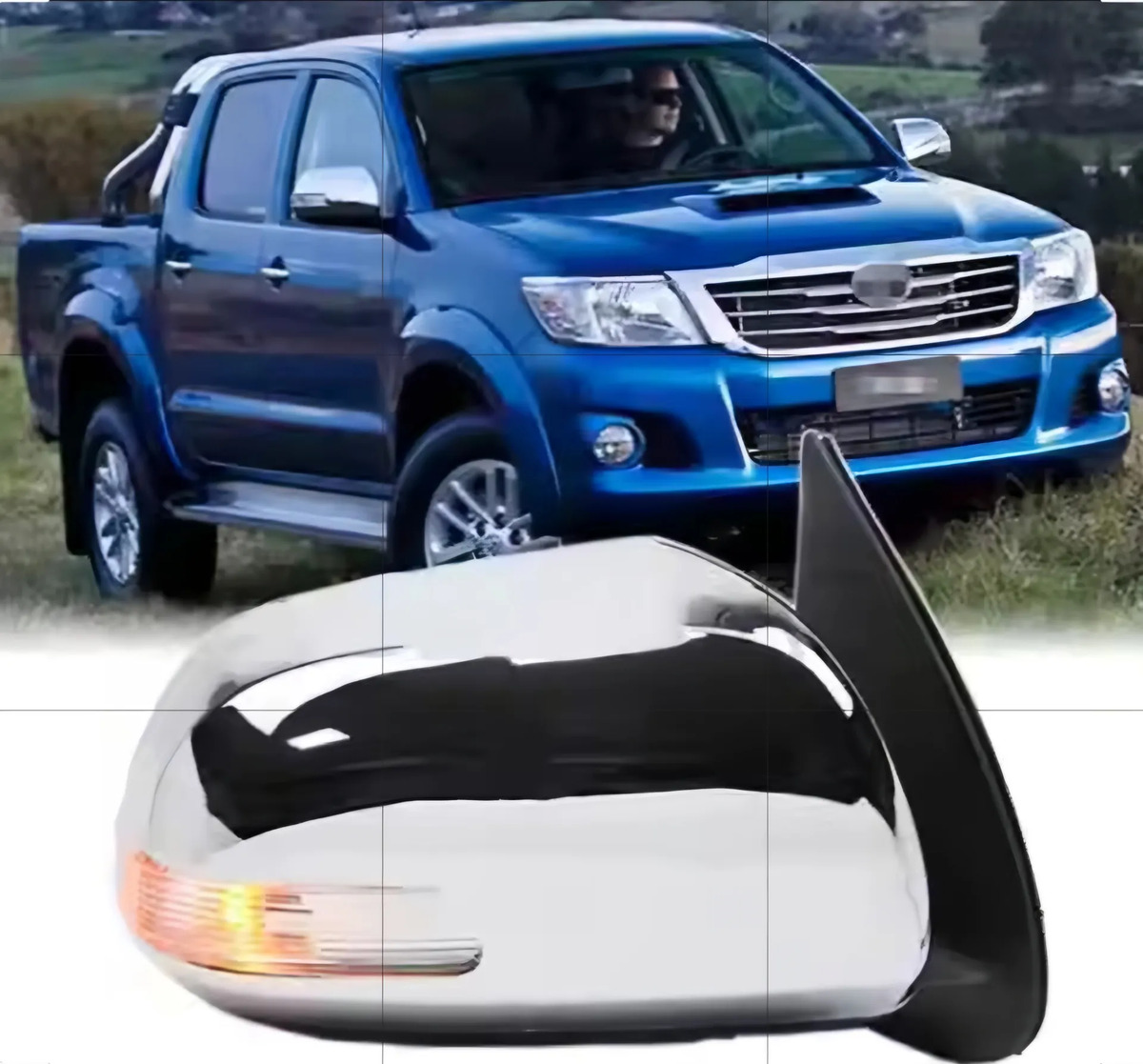Espejo Toyota Hilux 2012 A 2015 C/señalero Derecho