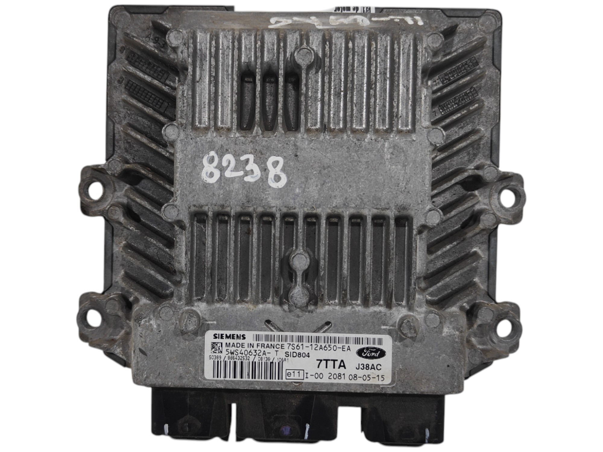 ECU de motor Ford Fiesta TdCi 1.4 , Ref: 8238-K3B2
