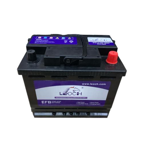 BATERIA LEOCH 12V 105A POSITIVO DER. STARSTOP 60AH GAMA BAJA 242X175X190 640CCA 2años