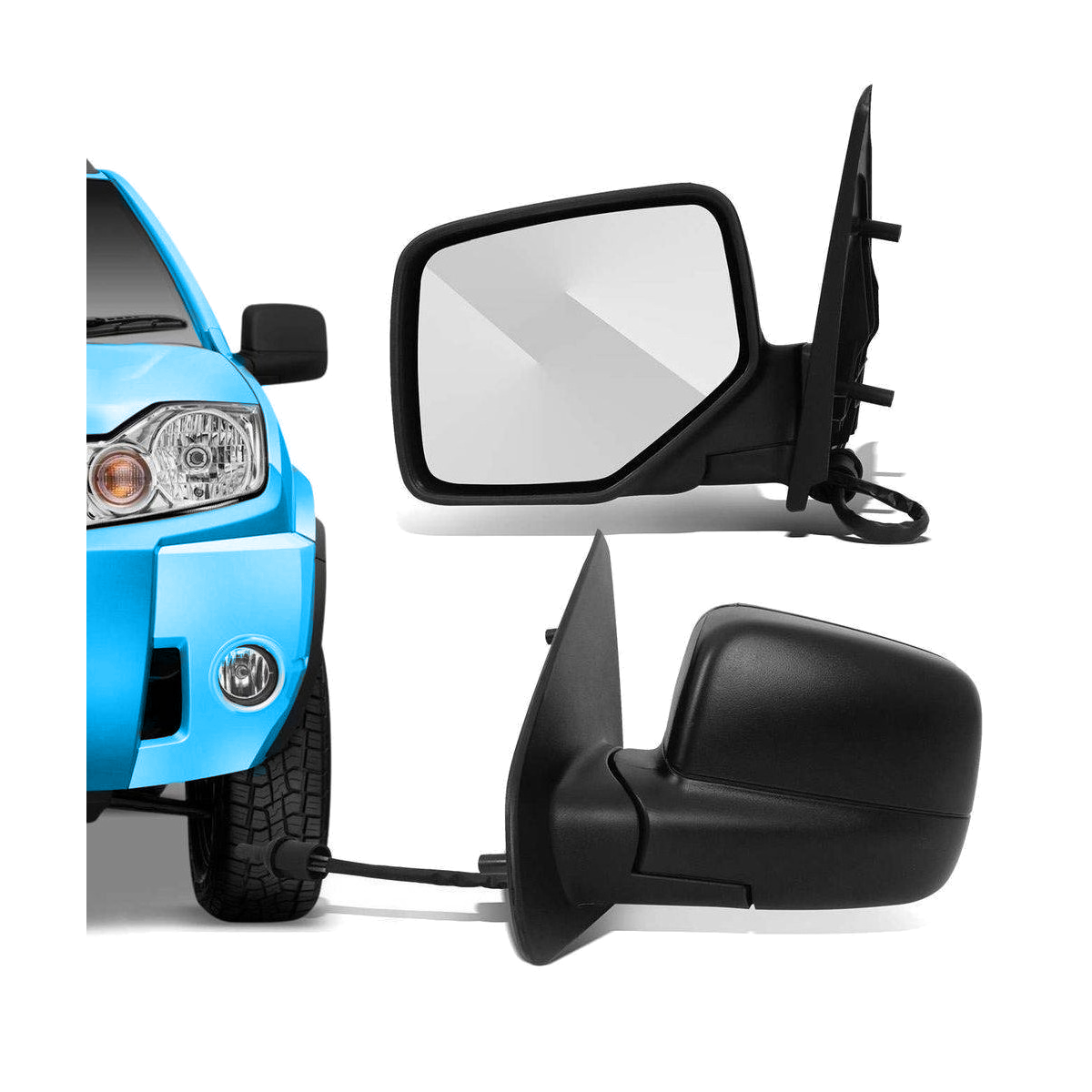 Espejo retrovisor exterior izquierdo con comando eléctrico