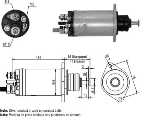 AUTOMATICO ARRANQUE MERCEDES BENZ 715/915/ACCELO C/DELCO 24V