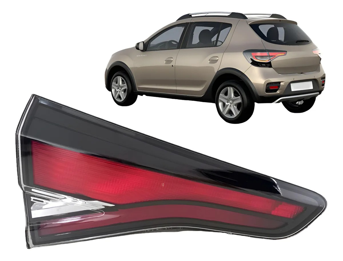 Farol Tapa Trasera Sandero Stepway 2020 A 2024 Mala Fume Led