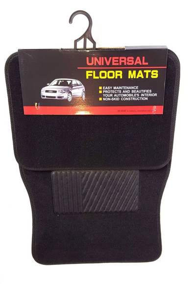 JUEGO DE ALFOMBRAS DE MOQUETTE COLOR GRIS