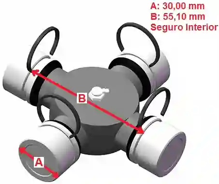 CRUCETA 30.00mm U926