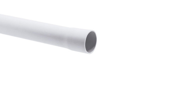 TUBO/CONDUCTO RIGIDO 3MTS 25MM BLANCO C/COPA (205)