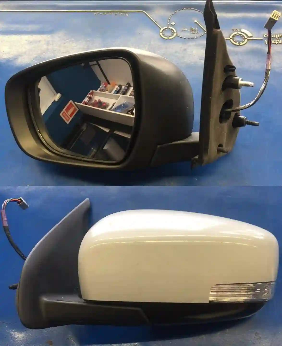 Espejo retrovisor exterior izquierdo eléctrico con señalero